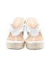 Jack Rogers Silver White Wedges Size 8 1/2 - photo 2