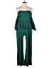 Unbranded Color Block Green Jumpsuit Size 3X - photo 1