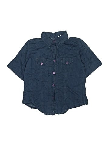 Girl Krazy Short Sleeve Button-Down Shirt (view 1)
