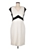 The Limited Color Block Ivory Cocktail Dress Size 6 - photo 1
