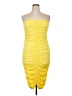 Unbranded 100% Polyester Yellow Cocktail Dress Size 0X - photo 1