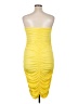 Unbranded 100% Polyester Yellow Cocktail Dress Size 0X - photo 2