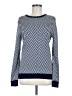 Kim Rogers 100% Cotton Chevron-herringbone Blue Pullover Sweater Size M - photo 1