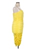 Unbranded 100% Polyester Yellow Cocktail Dress Size 0X - photo 4