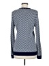 Kim Rogers 100% Cotton Chevron-herringbone Blue Pullover Sweater Size M - photo 2