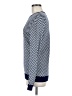 Kim Rogers 100% Cotton Chevron-herringbone Blue Pullover Sweater Size M - photo 5
