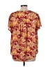 Torrid 100% Rayon Burgundy Short Sleeve Blouse Size Lg Plus (0) - photo 2