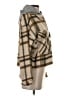 Ci Sono 100% Polyester Plaid Brown Coat Size S - photo 4