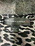 Colleen Lopez 100% Polyester Animal Print Silver Black Long Sleeve Blouse Size L - photo 7