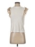 Shein Ivory Short Sleeve Top Size 4 - photo 1