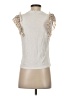 Shein Ivory Short Sleeve Top Size 4 - photo 2