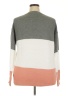 chic soul (chicsoul.com) Color Block Gray Pullover Sweater Size XXXL - photo 2