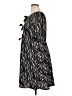 Shein Curve 100% Polyester Print Black Casual Dress Size 1X - photo 5