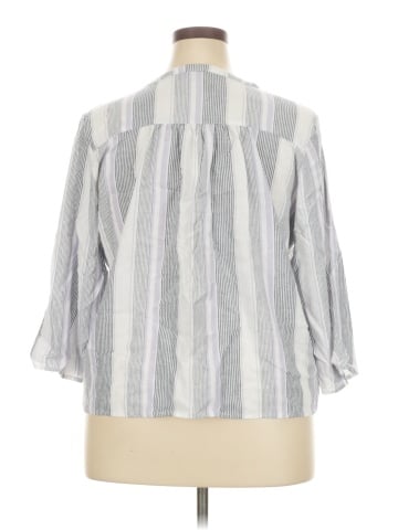 Splendid 3/4 Sleeve Button-Down Shirt (view 2)