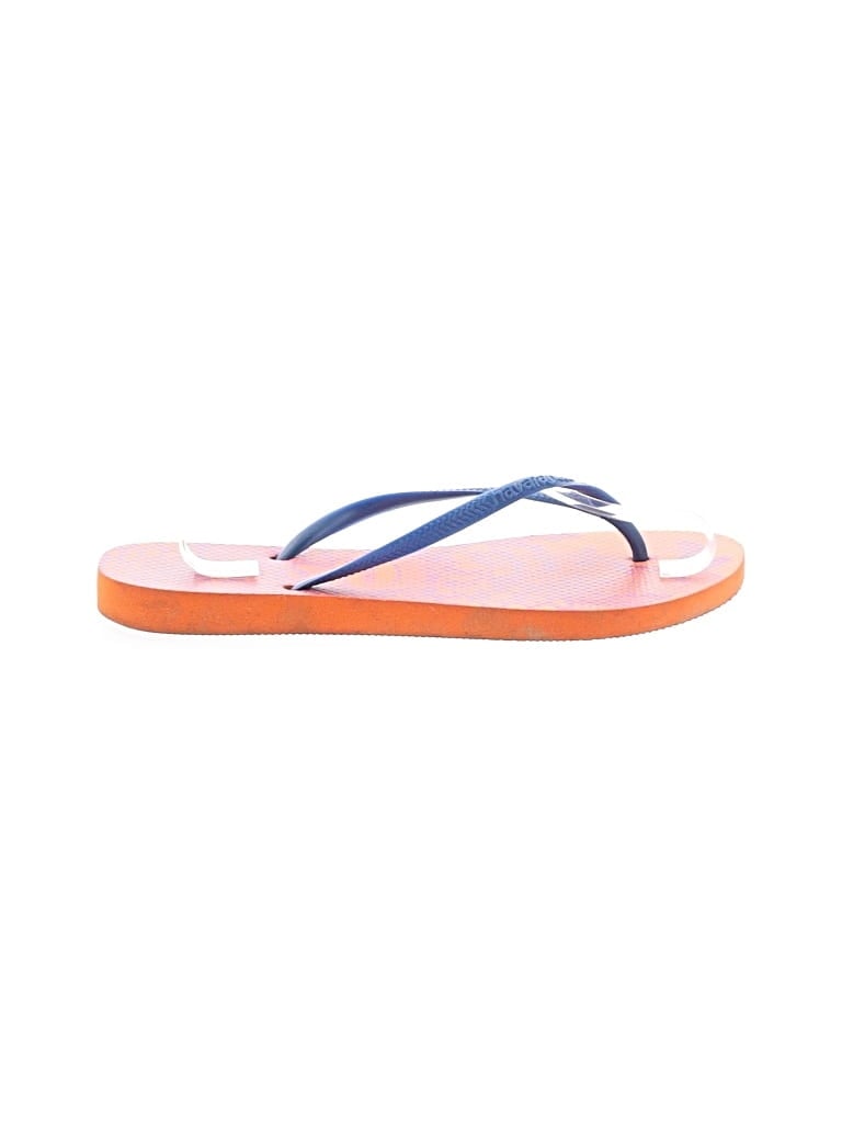 Pre-owned Havaianas Flip Flops In Blue