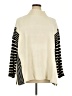 Shein Stripes Ivory Turtleneck Sweater Size 3X - photo 1
