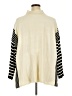 Shein Stripes Ivory Turtleneck Sweater Size 3X - photo 2