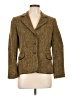 Talbots Tweed Brown Green Blazer Size 12 - photo 1