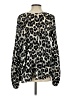 Izzy & Lola 100% Polyester Ivory Long Sleeve Blouse Size S - photo 2
