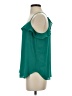 Ann Taylor LOFT 100% Polyester Teal Sleeveless Blouse Size XS - photo 5