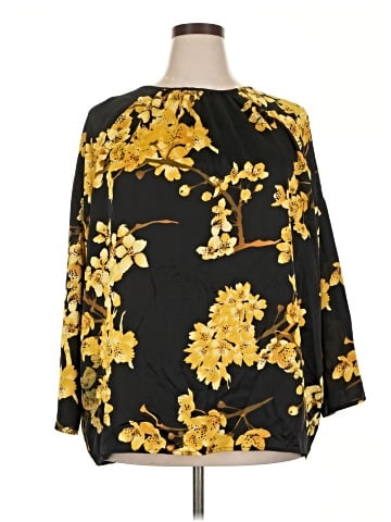Natori 3/4 Sleeve Blouse (view 1)