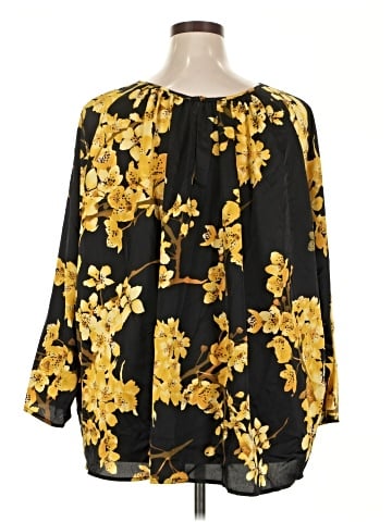 Natori 3/4 Sleeve Blouse (view 2)