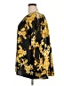 Natori 100% Polyester Floral Gold 3/4 Sleeve Blouse Size 2X - photo 5