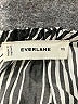 Everlane Stripes Silver Long Sleeve Blouse Size XS - photo 7