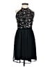 Francesca's 100% Polyester Black Cocktail Dress Size XS - photo 1