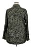 Unbranded 100% Polyester Animal Print Green Long Sleeve Blouse Size 2X - photo 2