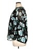 Charter Club 100% Polyester Floral Black 3/4 Sleeve Blouse Size 1X - photo 5