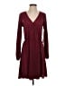 Fred David 100% Polyester Burgundy Casual Dress Size S - photo 1