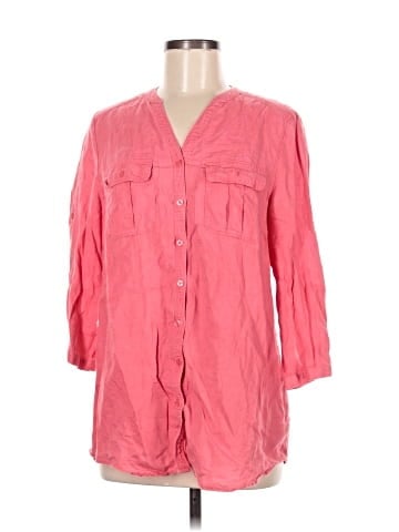 Nicole Miller 3/4 Sleeve Button-Down Shirt (view 1)