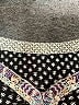 Unbranded Polka Dots Black 3/4 Sleeve Blouse Size L (estimated) - photo 7
