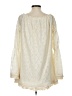 Basically Me 100% Polyester Ivory Casual Dress Size S - photo 2