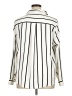 Torrid 100% Polyester Stripes Ivory Long Sleeve Blouse Size 1X Plus (1) - photo 2