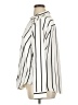 Torrid 100% Polyester Stripes Ivory Long Sleeve Blouse Size 1X Plus (1) - photo 5