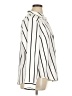 Torrid 100% Polyester Stripes Ivory Long Sleeve Blouse Size 1X Plus (1) - photo 4