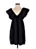 o.p.t 100% Cotton Solid Black Cocktail Dress Size S - photo 1