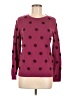 Talbots Polka Dots Burgundy Pullover Sweater Size M - photo 1