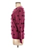 Talbots Polka Dots Burgundy Pullover Sweater Size M - photo 5