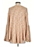 Free People Metallic Tan Pullover Sweater Size S - photo 2