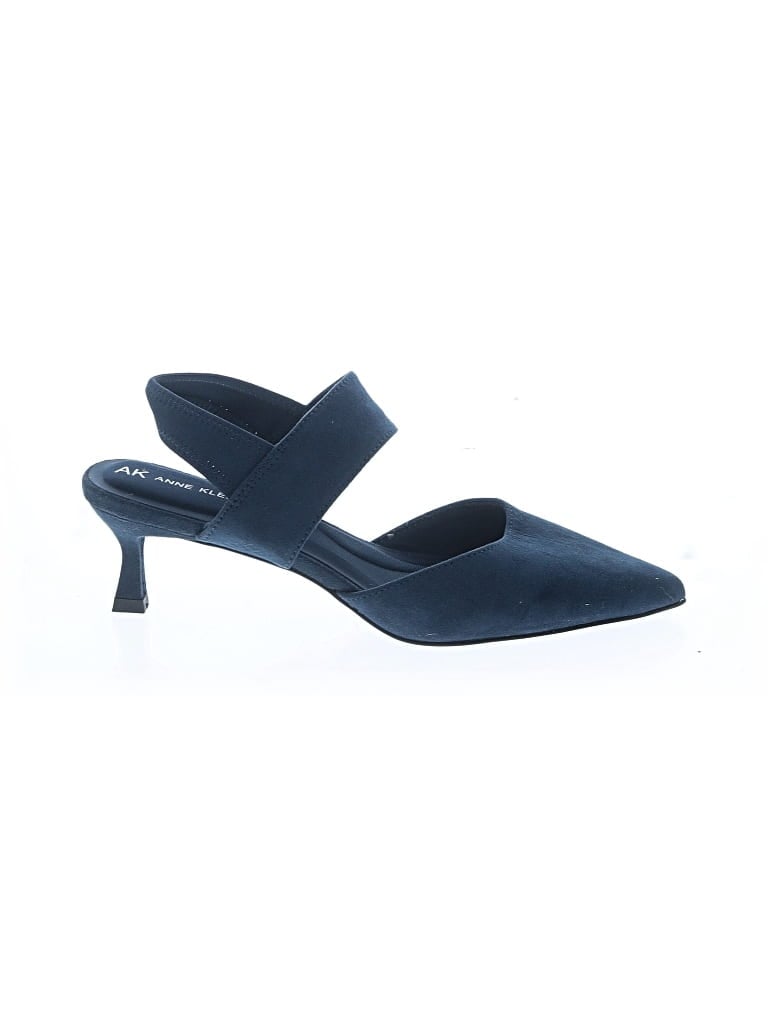 Pre-owned Ak Anne Klein Heels In Blue