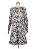 Crazy Train Animal Print Gray Casual Dress Size S - photo 1