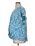 Cato 100% Polyester Blue Short Sleeve Blouse Size XL - photo 5