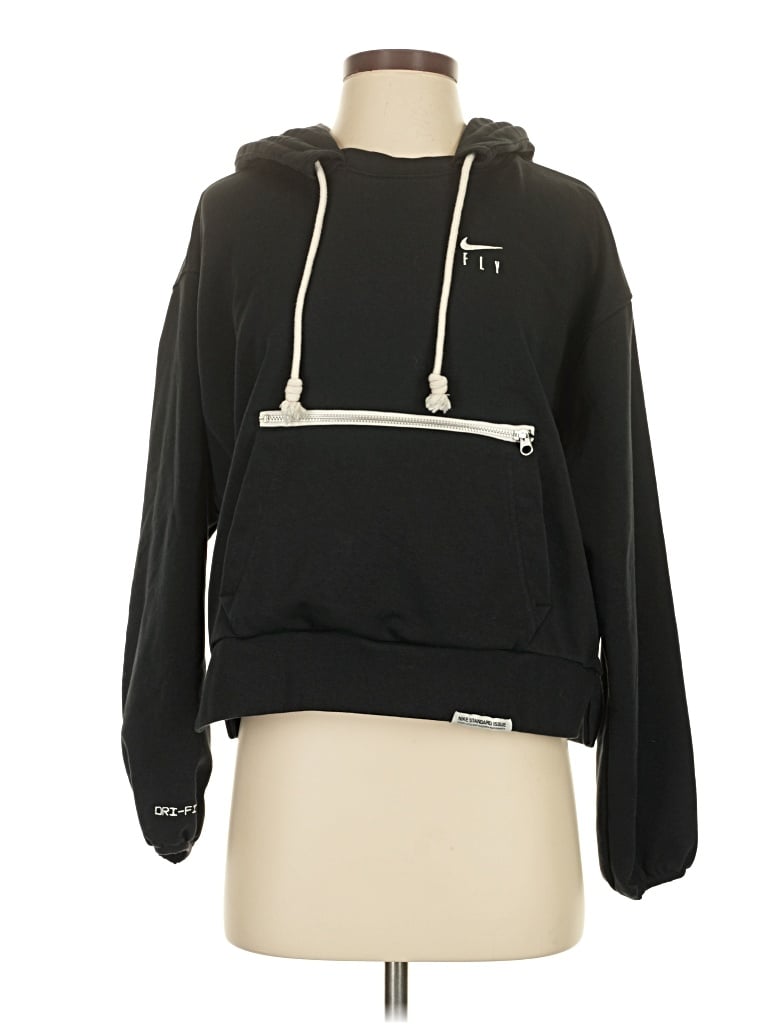 Pre-owned Nike Pullover Hoodie In Black