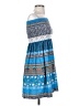 Unbranded Paisley Blue Casual Dress Size S - photo 4