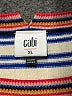 CAbi Stripes Blue Pullover Sweater Size XL - photo 7
