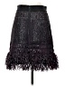 Milly Tweed Black Formal Skirt Size 4 - photo 2