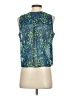 Bebe 100% Polyester Green Sleeveless Blouse Size XS - photo 2